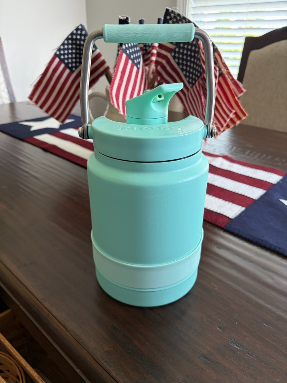LIKE NEW The Coldest Water Insulated 64 oz Water Jug- Mint color - Picture 2 of 5